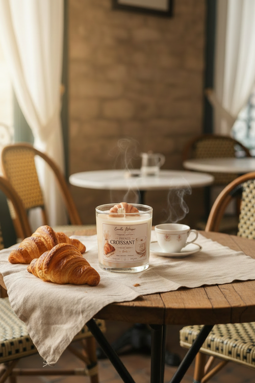 French Croissant Candle - French Bakery