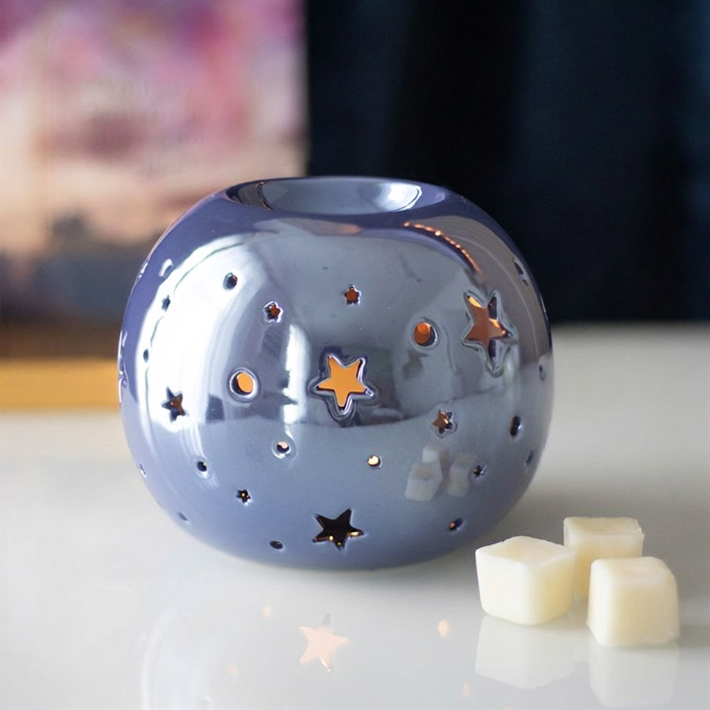 Μελτήρας με αστέρια και λευκά wax melts